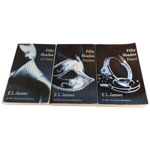 Fifty Shades Trilogy E L James (Paperback Set, 2012) Vintage Books